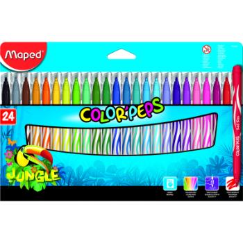 Fixy Maped Color´Peps Jungle, 24 barev