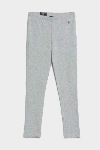 LEGÍNY GANT JERSEY LEGGINGS LIGHT GREY MELANGE