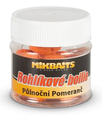 Mikbaits rohlíkové boilie 50 ml - půlnoční pomeranč