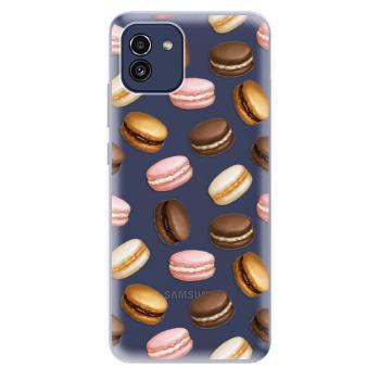 Odolné silikonové pouzdro iSaprio - Macaron Pattern - Samsung Galaxy A03