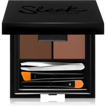 Sleek Brow Kit set pro úpravu obočí Dark 3,8 g