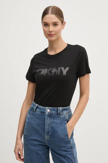 Tričko Dkny černá barva, DJ4T1266