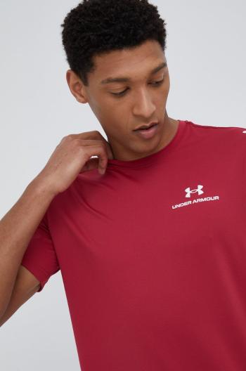 Tréninkové tričko Under Armour Rush Energy vínová barva, 1366138-001