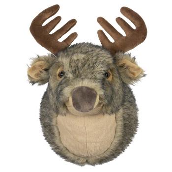 Nástěnná plyšová dekorace hlava jelen Cuddly Deer - 44*30*34cm QTWKH30