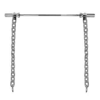 Vzpěračské řetězy s tyčí inSPORTline Chainbos Set 2x25 kg