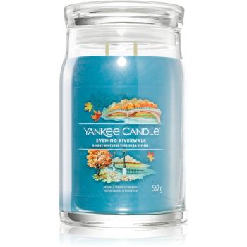 Yankee Candle Evening Riverwalk vonná svíčka Signature 567 g