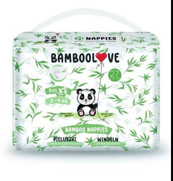 Bamboolove Pleny jednorázové Bambus vel. XS 2-4 kg 27 ks