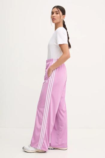 Tepláky adidas Originals růžová barva, s aplikací, IY4719