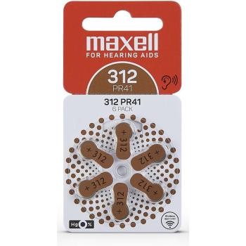 AZ312/PR41 ZINK AIR 6PK MAXELL