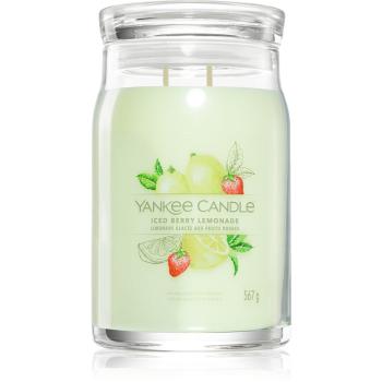 Yankee Candle Iced Berry Lemonade lumânare parfumată Signature 567 g