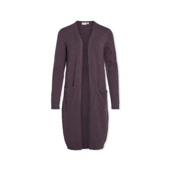 Vila  Noos Ril Long Cardigan - Plum Perfect  Kabáty Fialová