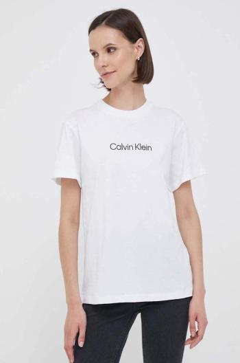 Bavlněné tričko Calvin Klein bílá barva, K20K205448