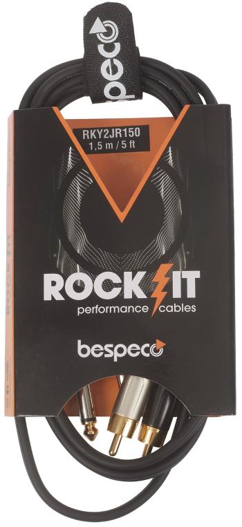 Bespeco ROCKIT Interlink Cable 2x RCA - 2x Jack Mono 1,5 m