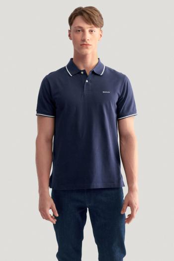 POLOKOŠILE GANT TIPPING SS PIQUE POLO EVENING BLUE