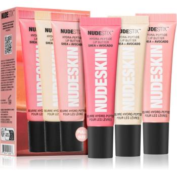 Nudestix Nudeskin Hydra-Peptide Lip Butter Tint Set dárková sada na rty