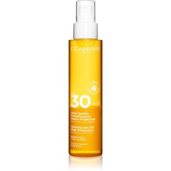 Clarins Sun Care Glowing Oil suchý olej na vlasy i tělo SPF 30 150 ml