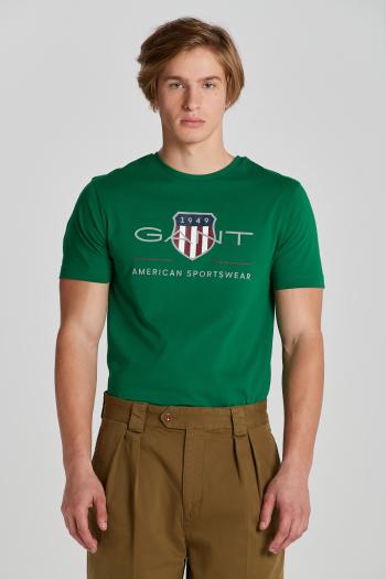 TRIČKO GANT REG ARCHIVE SHIELD SS T-SHIRT LAVISH GREEN