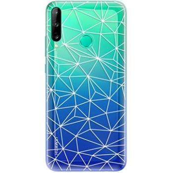 iSaprio Abstract Triangles 03 - white pro Huawei P40 Lite E (trian03w-TPU3_P40LE)