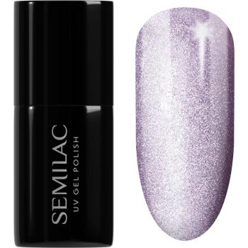 Semilac UV Hybrid Gloss GALA gelový lak na nehty s použitím UV/LED lampy odstín 664 Lilac Gloss 7 ml