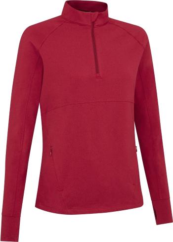 Callaway Lightweight Knit Heathered 1/4 Zip Top Red Heather XL