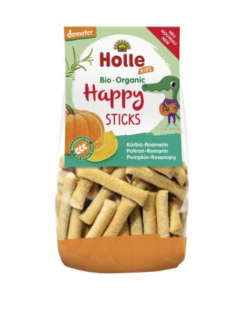 HOLLE Dětské Bio Happy tyčinky dýně-rozmarýn, 100 g (3+)