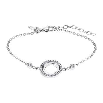 Lotus Style Ocelový náramek se třpytivým přívěskem Woman Basic LS2176-2/1