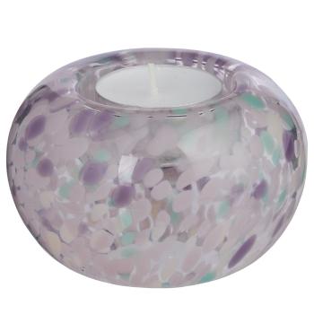 CONFETTI mécsestartó Ø 9 cm, lila