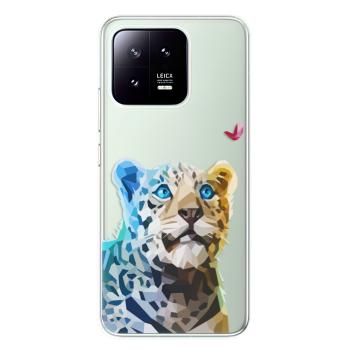 Odolné silikonové pouzdro iSaprio - Leopard With Butterfly - Xiaomi 13