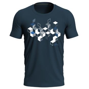 Bontis Tričko CUBES - Tmavě modrá | XL