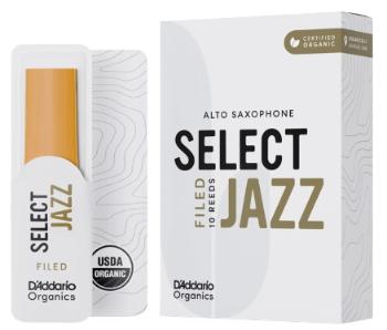 D'Addario Organic Select Jazz Filed Alto Saxophone 3 Hard