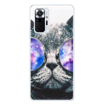 Odolné silikonové pouzdro iSaprio - Galaxy Cat - Xiaomi Redmi Note 10 Pro