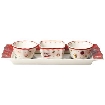 Vánoční misky na dip s tácem, set 4ks, kolekce Toy's Delight - Villeroy & Boch