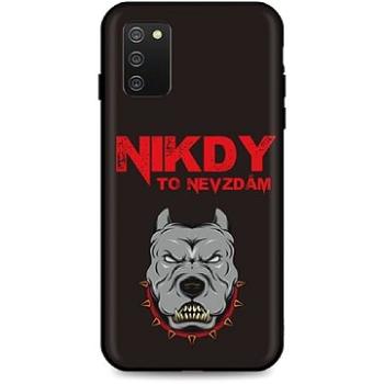 TopQ Samsung A02s silikon Nikdy to nevzdám 56729 (Sun-56729)