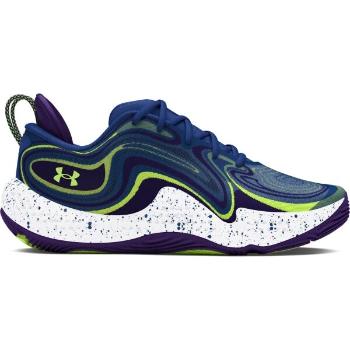 Under Armour SPAWN 6 SOS Pánské basketbalové boty, modrá, velikost 41