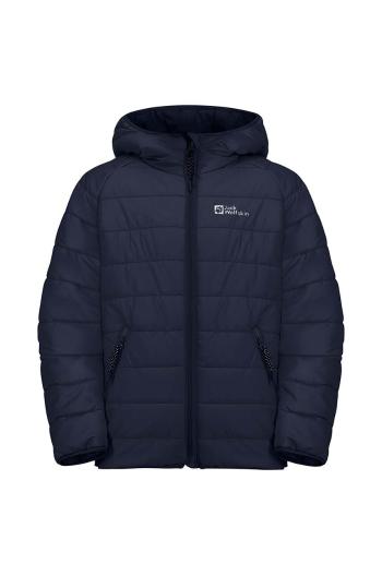 Dětská bunda Jack Wolfskin tmavomodrá barva, 1604145