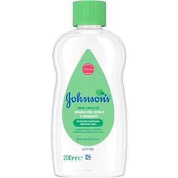 JOHNSON'S BABY dětský olej s aloe vera 200 ml (8410207115889)