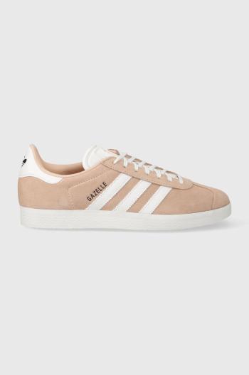 Semišové sneakers boty adidas Originals Gazelle oranžová barva, ID7006