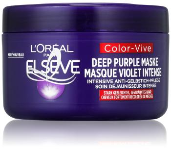 L´Oréal Paris Hloubková maska neutralizující žluté tóny ve vlasech Elseve Color-Vive (Deep Purple Mask) 250 ml