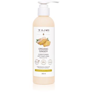 T-LAB Organics Organic Ginger Anti Hair Loss Conditioner posilující kondicionér pro řídnoucí vlasy 250 ml