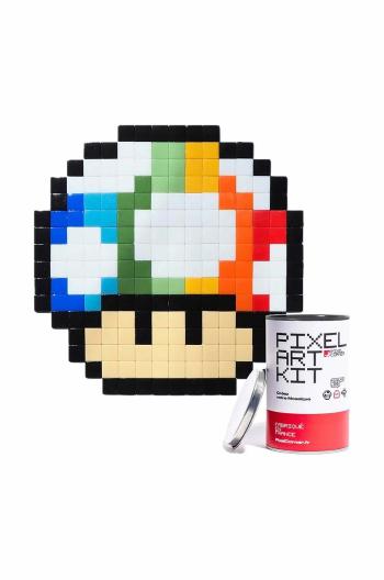 DIY sada - pixelová mozaika Pixel Corner Rainbow Shroom