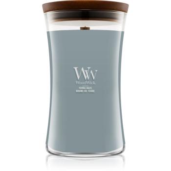 Woodwick Terra Haze vonná svíčka s dřevěným knotem 610 g