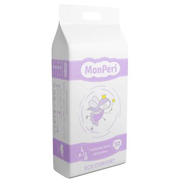 MonPeri ECO Comfort L 8-13 kg dětské pleny 50 ks