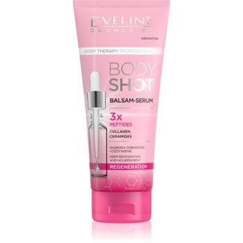 Eveline Cosmetics Body Shot 3x Peptides regenerační balzám pro velmi suchou pokožku 200 ml