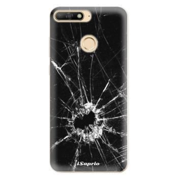 Odolné silikonové pouzdro iSaprio - Broken Glass 10 - Huawei Y6 Prime 2018