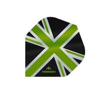 Mission Letky Alliance Union Jack - Black / Green F3083 (289290)