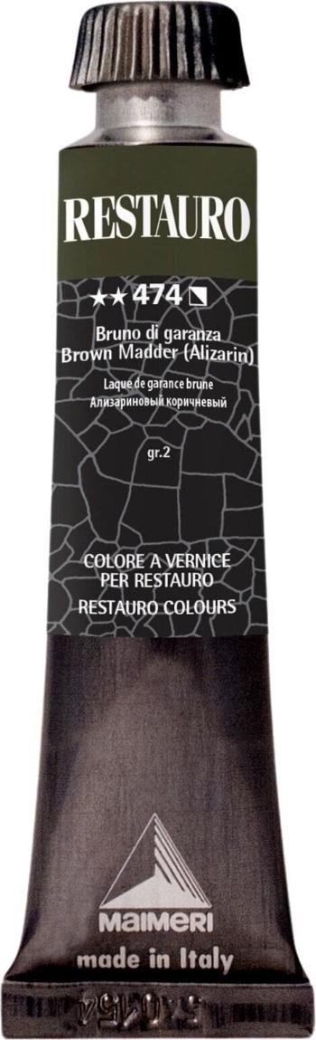 Maimeri Varnish Restauro Restaurační barva Brown Madder(Alizarin) 474 20 ml 1 ks