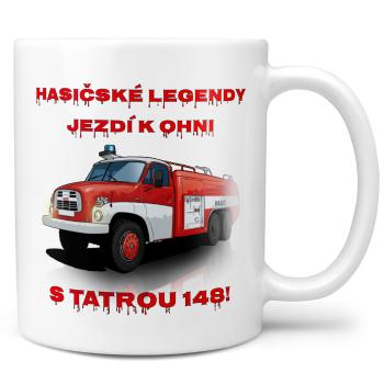 Hrnek Hasičské legendy – Tatra 148 (Náplň hrníčku: Žádná)