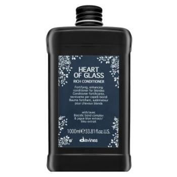 Davines Heart Of Glass Rich Conditioner posilňujúci kondicionér pre blond vlasy 1000 ml