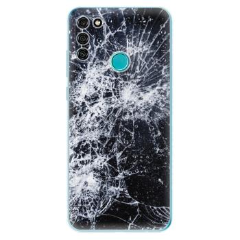 Odolné silikonové pouzdro iSaprio - Cracked - Honor 9A