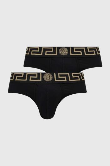 Spodní prádlo Versace (2-pack) pánské, černá barva, AU10180 A232741